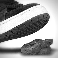 marcher dans une crotte